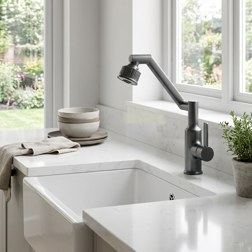 Multi Angle Rotating Kitchen Faucet(MKF-30442) thumbnail 2